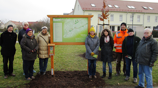 Tafelträger für Renaturierung in Kirchheim