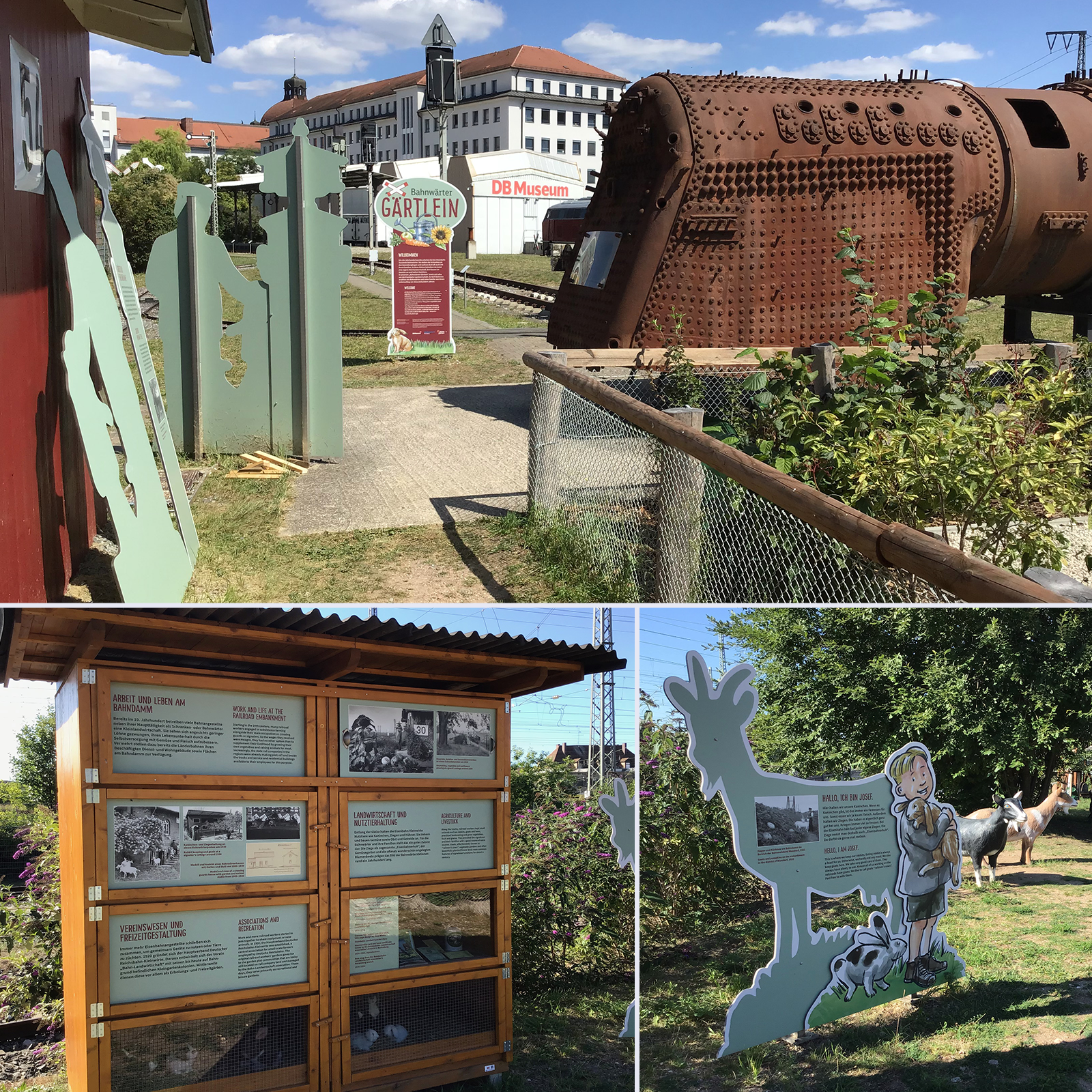 Erlebnis-Stationen f&uuml;r das Bahn Museum